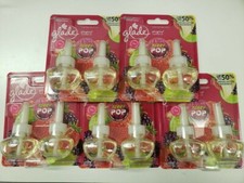 10 Glade Plugins Refills Scented Oil Berry Pop Refills Limited Edition Scent 5pk