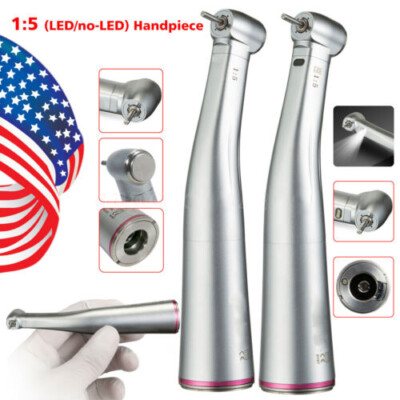 Dental 1:5/1:1/20:1 Increasing Fiber Optic Contra Angle Handpiece Inner Fit KAVO