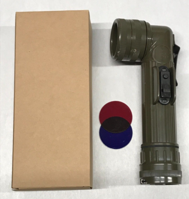 Torcia militare Americana TL-122/D WW2 flashlight lampadina LED