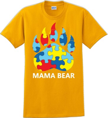Autism Awareness Mama Bear T-Shirt - JC
