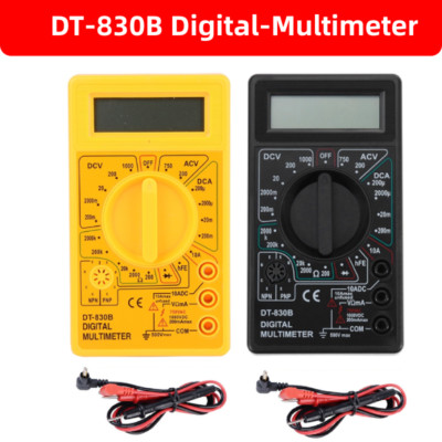 DT-830B Digital Multi-meter Meßgerät AC DC Strommesser Strom Voltmeter Amperemet