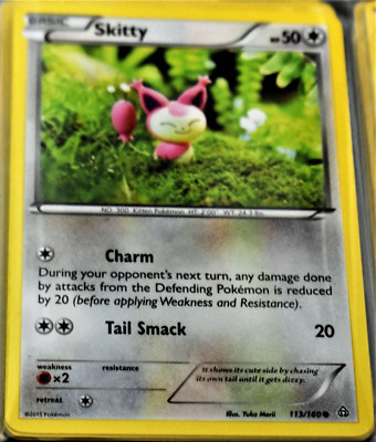 Pokemon Skitty Card - XY Primal Clash 113/160 Common