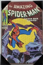 Marvel Heroes Spider-Man Wood Wall Art For Game Room Home Decoration