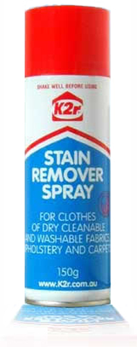 K2R Stain Remover Spray Fabrics Carpets Upholstery Clothing Coats Textiles 150G - Picture 1 of 1