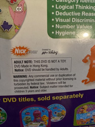 NOS Fisher Price InteracTV DVD SpongeBob Krusty Krab Adventures SEALED - Picture 3 of 6