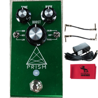 Jackson Audio Prism EQ / Preamp Pedal, Green w/ Power Supply