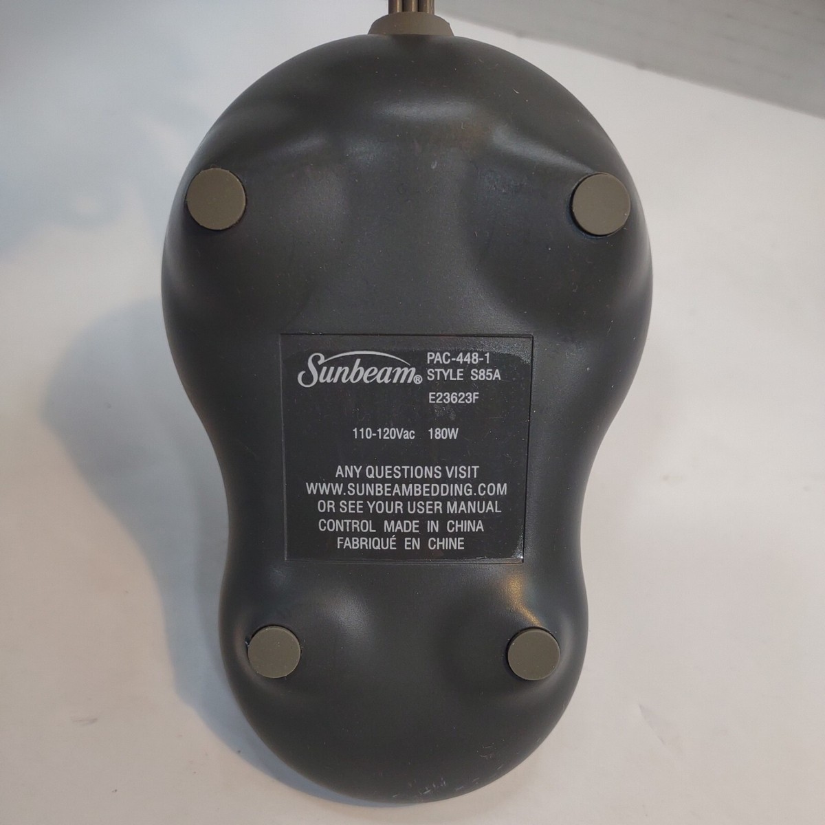 Sunbeam Electric Blanket Temperature Controller S85A OEM Gray Tested Works  | eBay
