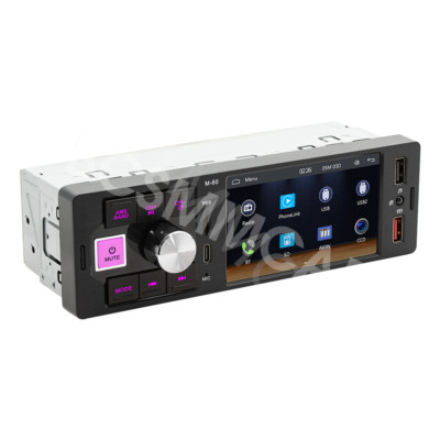 Single Din Car Radio Strereo Multimedia Player Mirror Link Bluetooth Head Unit