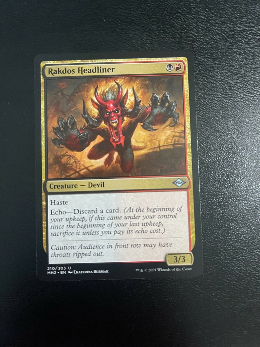 Magic The Gathering TM Rakdos Headliner 210/303 U | 1 card R4