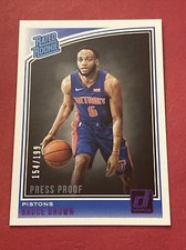 2018-19 Donruss Bruce Brown Purple Press Proof RC #154/199