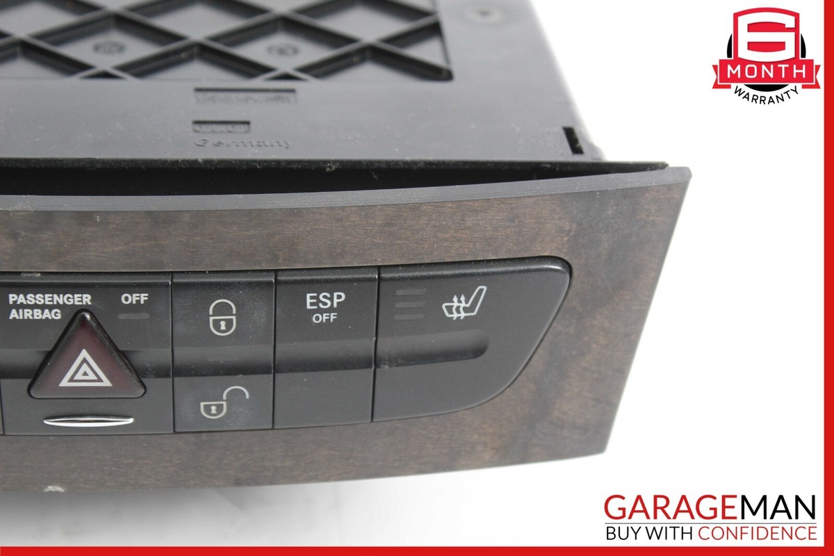 03-06 Mercedes W211 E55 E500 Center Console Control Switch Panel