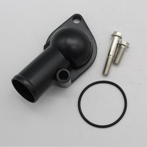 Fit Chevy Black Water Neck Thermostat Housing 15° Small Big Block SBC BC 350 454 - Picture 3 of 6