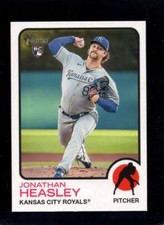 2022 TOPPS HERITAGE HIGH NUMBER #713 JONATHAN HEASLEY NMMT (RC) SP ROYALS