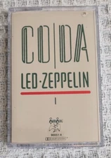 Vintage 1982 Cassette Led Zeppelin Coda. Tested. New Case