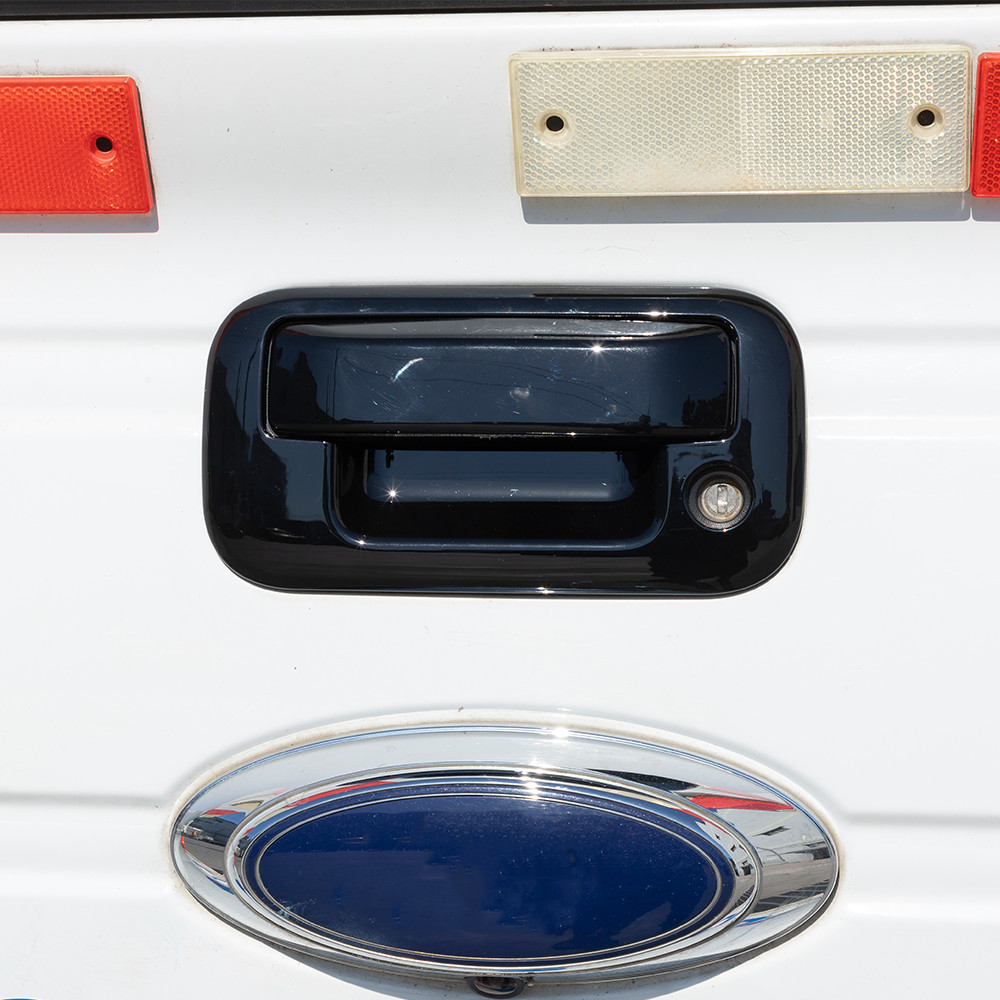 Black Rear Trunk Door Tailgate Handle Cover Trim for Ford F150 09-14 Accessories