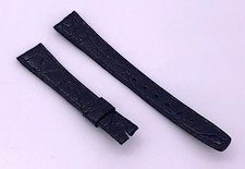 Bracelet Montre En Cuir Véritable Bulova – Noir, Largeur 18 Mm – Occasion