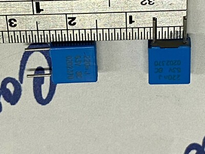 10pcs - Condensatore Pellicola Radiale BC (PHILIPS) MKT370 0,22uF 63V Passo 5%:5 - Foto 6