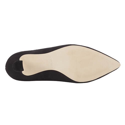 Walking Cradles Womens Sasha Black Suede Heel 6.5 WW (EE) - Picture 4 of 8