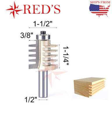 Tideway Carbide Pro LC16050608 3/8'' Finger Joint 1/2'' shank router bit