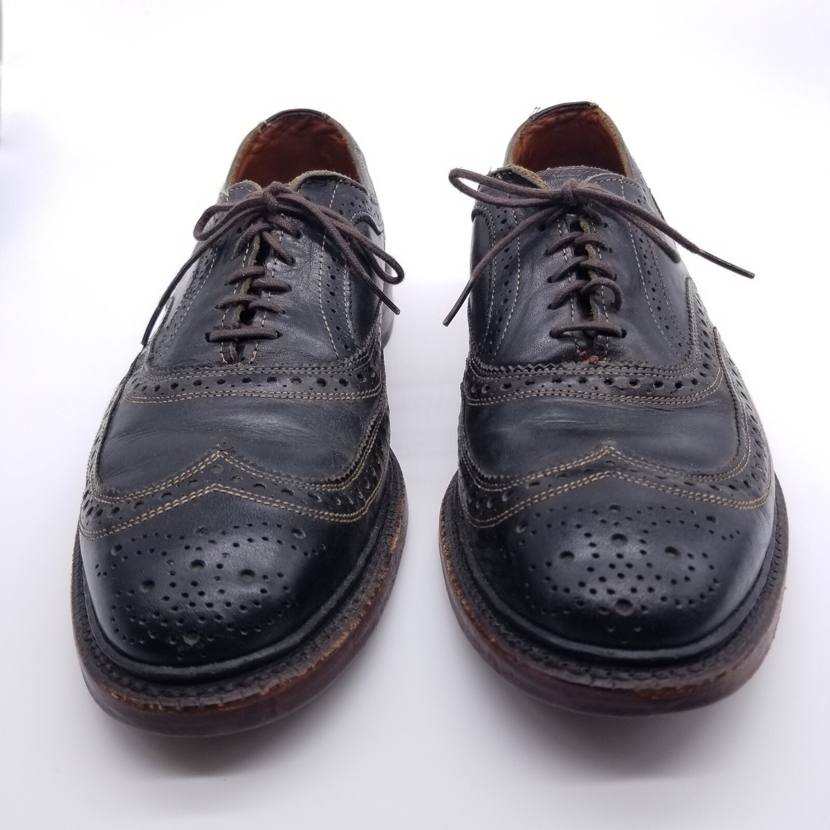 Allen Edmonds McTavish Wing Tip Oxford Dress Shoe Black 