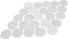  25 CD Jewel Box Adhesive Backed Clear Spider Hubs Rosettes Caps DVD CDNRSPCL