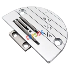 Three Row 12482LG Needle Plate &12481 Feed Dog Set FIT FOR JUKI, Singer,Brother