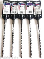 5 BOSCH 8-1/2" SDS PLUS CARBIDE TIPPED MASONRY HAMMER DRILL BITS 1/4" HC2042 S4L