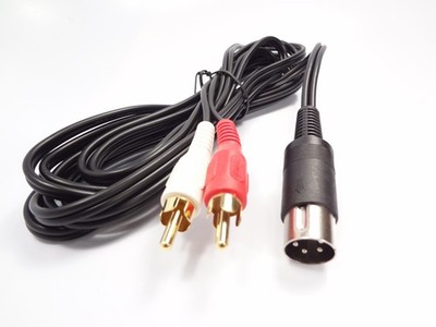 Clairmont Cable QUAD 4-pin DIN Dual RCA Cable QUAD 33 44 303 405 405-2