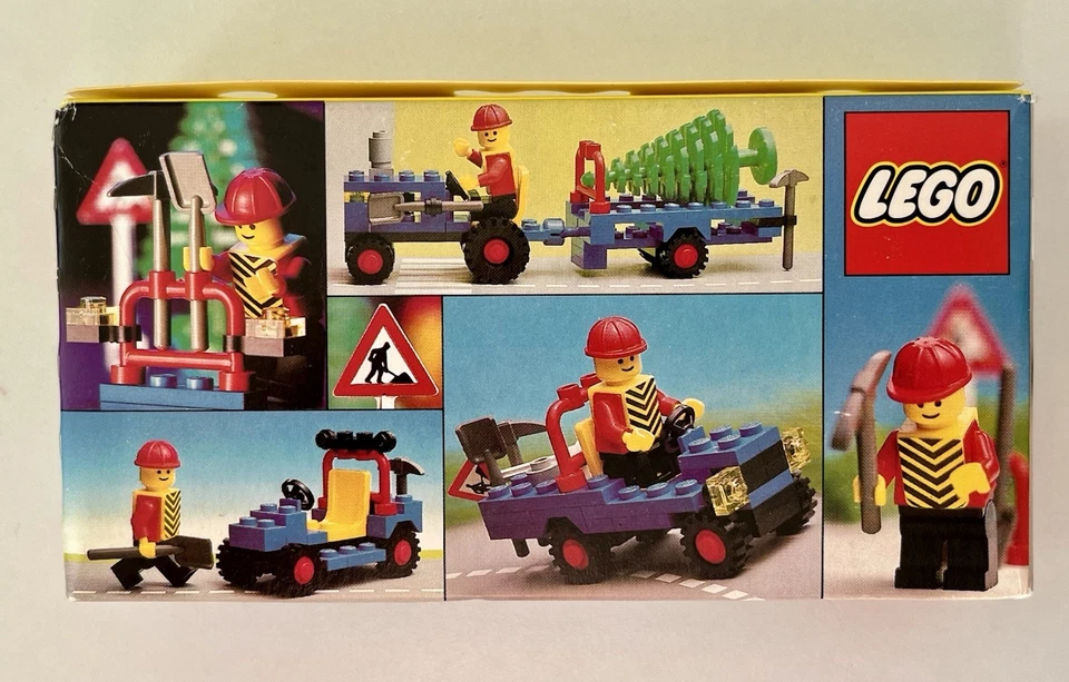 LEGO 6647 Vintage LEGOLAND Town Highway Repair Brand New Sealed Box - Image 2 of 4