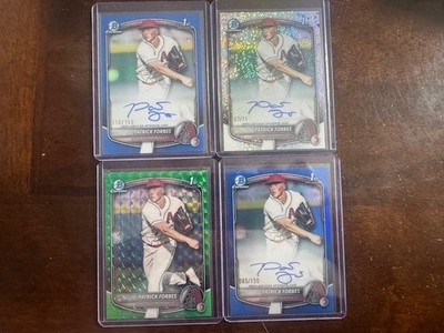 2025 Bowman Draft - 1st Prospect Auto Patrick Forbes Blue /150, Speckle /71