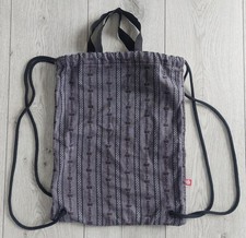 VTG Ethnic Bag, small Backpack ATRIUM, Edelweiss, cotton, 2000s, Switzerland