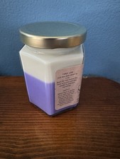 homemade Candle. White Sage Lavender  Scent. Free Shipping. 6oz