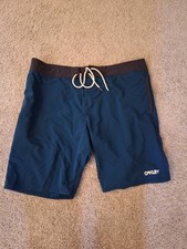 Oakley Performance Fit Men's Board Shorts Blue Size 36