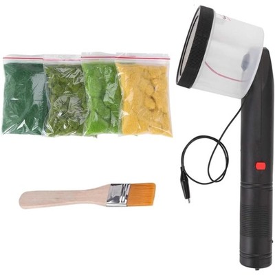 Mini Static Grass Beflockung, Vier Farben Mini-Applikator für Beflockungsmasc...