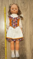 Vintage plastic doll from the USSR, 70s.