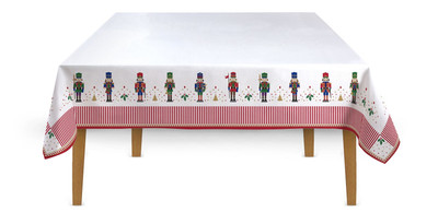 Tischdecke NUTCRACKER Nussknacker 145x180cm 100% Baumwolle Easy Life