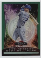 2020 Panini Chronicles Titan Green 32/50 Cody Bellinger #10 d4v