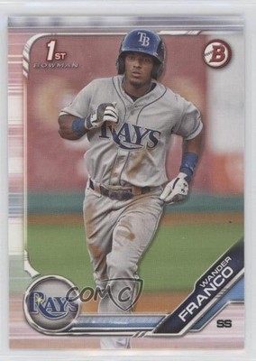 2019 Bowman Prospects Wander Franco #BP-100 3d7