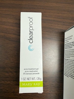 Mary Kay Clear Proof Acne Treatment Gel 5% Benzoyl Peroxide Face 1 oz