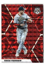 2021 Panini Mosaic #22 Trea Turner Reactive Red