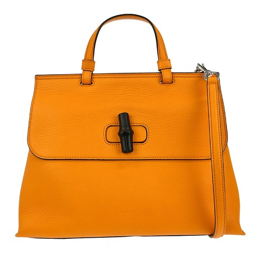 Deal12 Gucci Orange Bamboo 2way Handbag 392013.525040 NQ03272