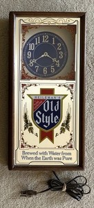 OLD STYLE BEER　ビンテージライトアップクロック Vintage Old Style Beer Lighted Clock | eBay