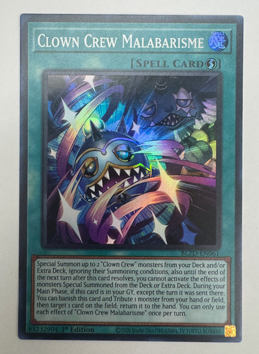 Clown Crew Malabarisme - BLZD-EN061 - Super Rare - Blazing Dominion - NM/M