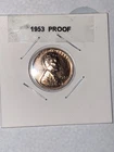 1953-P Lincoln Wheat Penny Proof Uncirculated. Free Shipping.