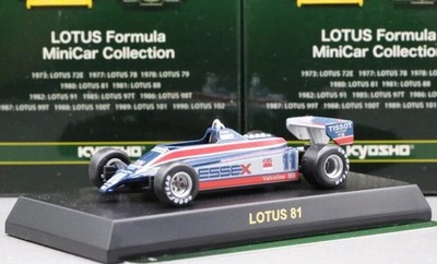 NEW Kyosho 1/64 Lotus Classic Team Formula One Collection 81 F1 No.11 M.Andretti