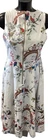 Ted Baker Bird Floral Design Print Sleeveless Dress Size 4
