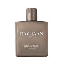 Rayhaan Wood Noir Eau de Parfum Spray for Men, 3.4 Ounce