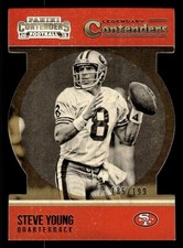 2015 CONTENDERS STEVE YOUNG LC9 LEGENDARY CONTENDERS GOLD DIE-CUT 185/199 49ERS