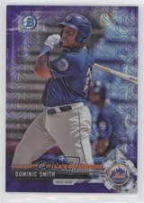 2017 Bowman Chrome Prospects Mega Box Purple Refractor 98/250 Dominic Smith y0i