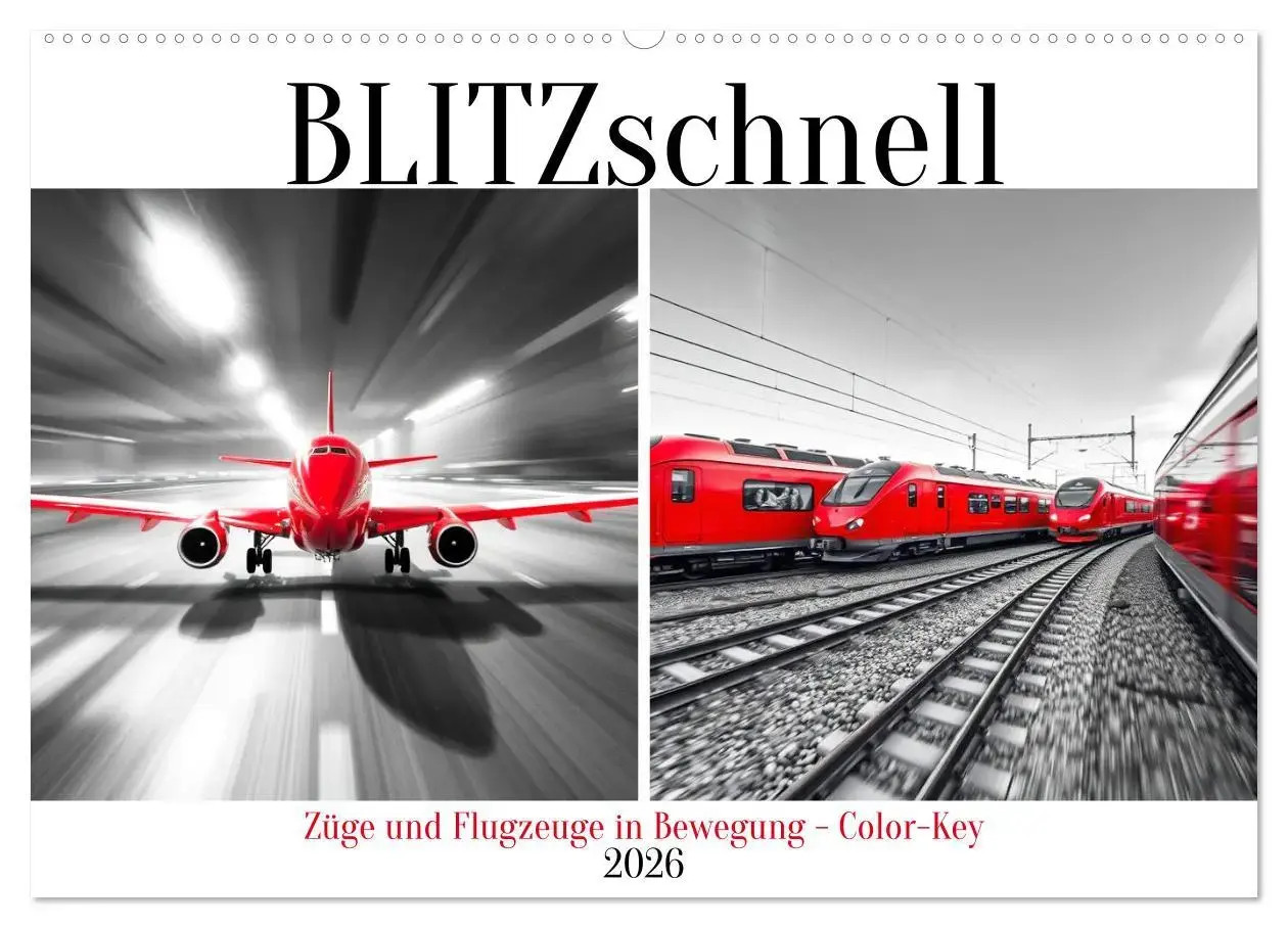 Martina Marten | BLITZschnell - Züge und Flugzeuge in Bewegung - Color-Key...